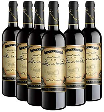 Señorío de los Llanos Reserva Vino Tinto D.O Valdepeñas, Volumen de Alcohol 13% - Pack de 6 Botellas x 75 cl