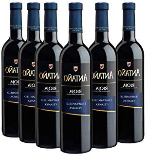 







Antaño Vino Tinto D.O Rioja, Crianza de 12 Meses, Volumen de Alcohol 13.5% - 6 Botellas x 750 ml - Total: 4500 ml






