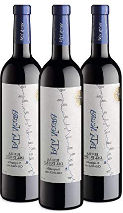 Pata Negra Crianza 2015 Vino Tinto D.O Ribera del Duero, Crianza de 12 Meses, Volumen de Alcohol 14% - 3 Botellas x 75 cl - Total: 225 cl
