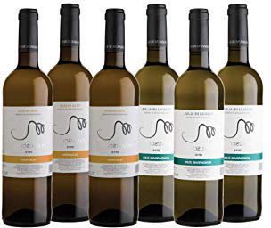 Vinos Manuscrito Pack 6 Botellas - Blanco (3x Albariño 100% - 3x Txakoli 100%)
