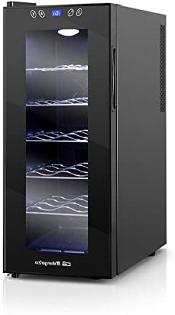 
                
                    
                    
                

                
                    
                    
                        Orbegozo VT 1210, Vinoteca 12 Botellas, 70 W, Led, Display Digital, Panel de Control Táctil, 5 Estantes Extraíbles Cromados, 35 l, Negro
                    
                

                
                    
                    
                
            