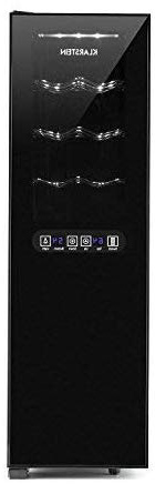 







Klarstein Bellevin - Nevera para vinos, Nevera para bebidas, 16 Botellas, 2 Zonas, Doble aislamiento, 6 Bandejas metálicas, Pantalla LCD, Control Táctil, Módulo independiente, Negro






