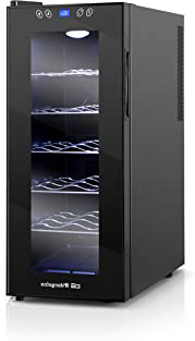 







Orbegozo VT 1210, Vinoteca 12 Botellas, 70 W, Led, Display Digital, Panel de Control Táctil, 5 Estantes Extraíbles Cromados, 35 l, Negro






