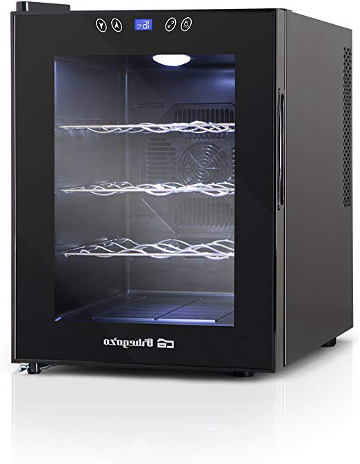 







Orbegozo VT 1220 - Vinoteca 12 botellas, 33 l, 70 W, LED, display digital, panel de control táctil, 3 estantes extraíbles cromados






