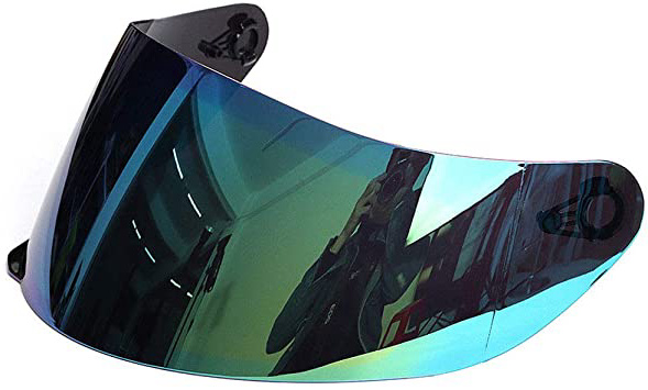 Visera para casco de motocicleta, casco de motocicleta desmontable, protección UV, visera protectora completa para casco de motocicleta