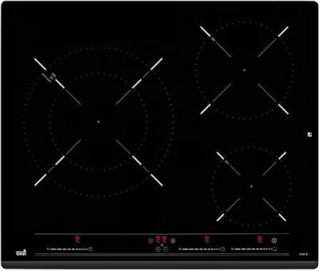 Teka IZ 6315 Integrado Induction vitrocerámica - Placa (Integrado, vitrocerámica, Induction hob, Vidrio, Negro, 1500 W, Rectangular)