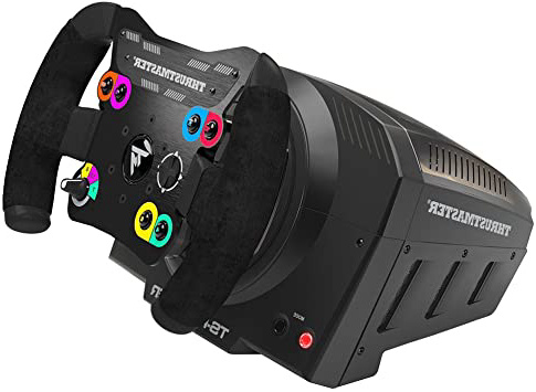 Thrustmaster TS-PC Racer - Volante - PC - Potencía para el SimRacing - Force Feedback - Sistema Integrado de refrigeración del Motor - Fuente de alimentacio Turbo