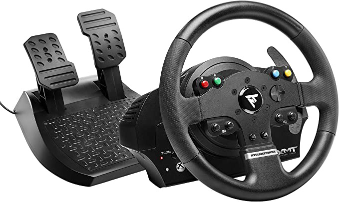 Thrustmaster TMX Force Feedback - Volante de Carreras con pedales grandes para XboxOne/PC con Licencia Oficial Xbox
