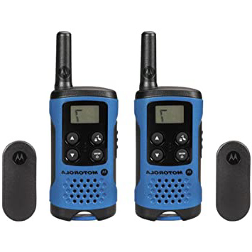 Motorola TLKR T40 Walkie-Talkie, Pantalla LCD, Azul