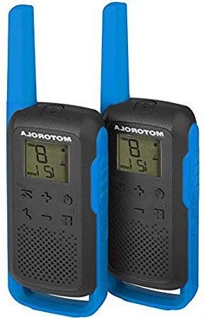 Motorola Talkabout T62 PMR, Radio de Banda ciudadana (PMR446, 16 Canales y 121 Códigos, Alcance de 8 Km, Azul
