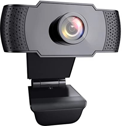 Wansview Webcam PC Full HD 1080P con Micrófono, Webcam Portátil para PC, Webcam USB 2.0, Streaming Cámara Reducción de Ruido para Videollamadas, Grabación, Conferencias con Clip Giratorio