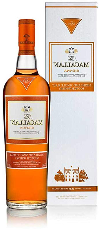 Macallan Whisky Escocés Single Malt Sienna, 15 años - 0.7 L