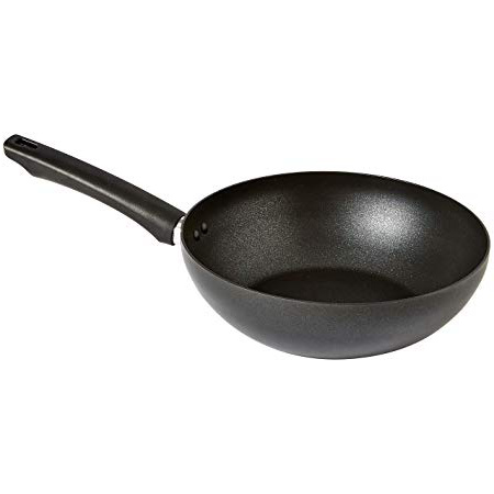 Amazonbasics - Sartén wok de inducción antiadherente, 28 cm