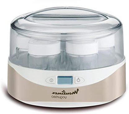 Moulinex Yogurteo YG231E32 Yogurtera, 13 W, 1.12 litros, 0 Decibelios, Plástico, Plateado