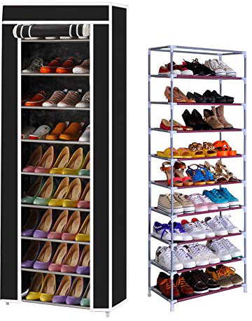 







T-LoVendo TLV-FS-58160 Zapatero con Cubierta de Tela 10 Niveles Organizador Zapatos Estantería






