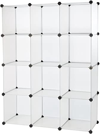 Levivo Mueble Zapatero, Blanco, 145x110x39 cm