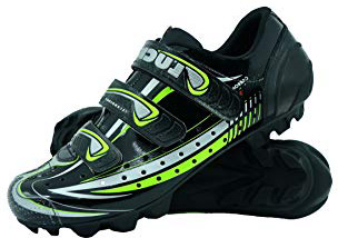 LUCK Zapatilla de Ciclismo Master, con Suela de Carbono y Triple Tira de Velcro para una sujeción