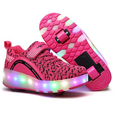 Unisex Led Luz Automática de Skate Zapatillas con Ruedas Zapatos Patines Deportes Zapatos para Niños Niñas