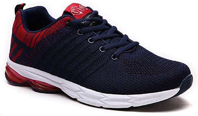 Zapatillas Running para Hombre Aire Libre y Deporte Transpirables Casual Zapatos Gimnasio Correr Sneakers Verde 39-45