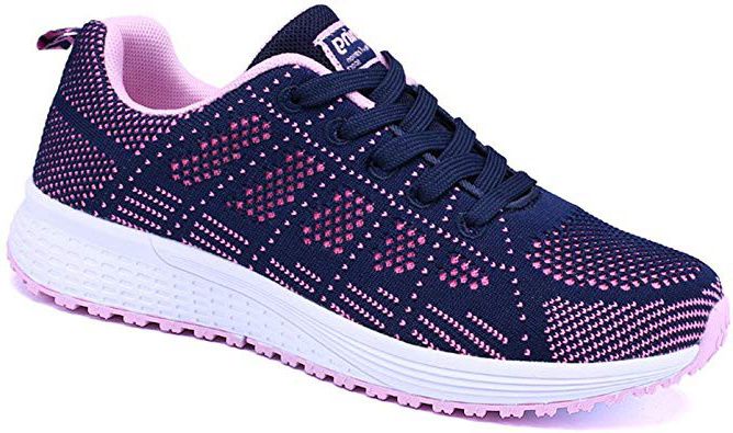 Zapatillas de Deportivos de Running para Mujer Gimnasia Ligero Sneakers Negro Azul Gris Blanco Verde 35-44