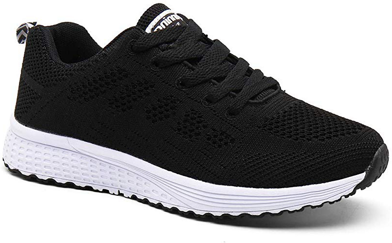 Zapatillas de Deportivos de Running para Mujer Gimnasia Ligero Sneakers Negro Azul Gris Blanco Verde 35-44
