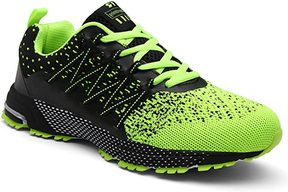 SOLLOMENSI Zapatillas de Deporte Hombres Running Zapatos para Correr Gimnasio Sneakers Deportivas Padel Transpirables Casual Montaña