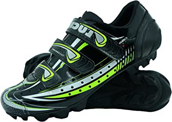 LUCK Zapatilla de Ciclismo Master, con Suela de Carbono y Triple Tira de Velcro para una sujeción