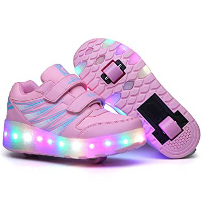 Unisex Led Luz Automática de Skate Zapatillas con Ruedas Zapatos Patines Deportes Zapatos para Niños Niñas