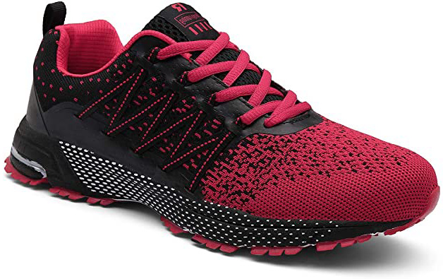 SOLLOMENSI Zapatillas de Deporte Hombres Running Zapatos para Correr Gimnasio Sneakers Deportivas Padel Transpirables Casual Montaña