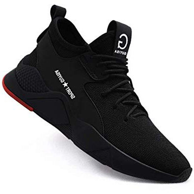 tqgold® Zapatillas de Seguridad para Hombre Mujer Zapatos Trabajo con Punta de Acero