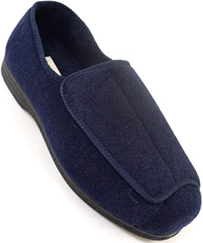 Zapatos ortopédicos para hombre con amplitud EEE, ajustables