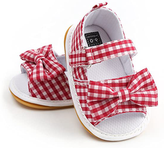 Sandalias de Bebé Niña con Bowknot, Zapatos de Verano para Infantil Pequeños con Suela Blanda