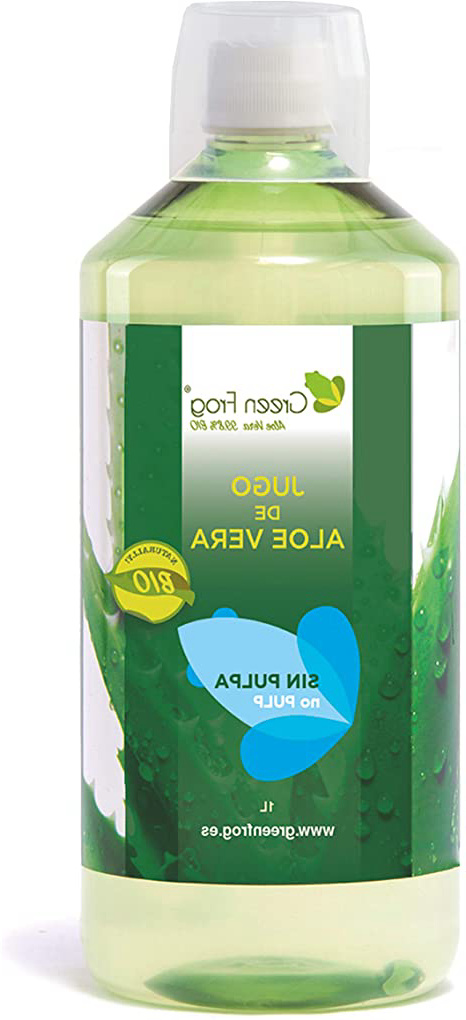Green Frog Jugo de Aloe Vera Bio Sin Pulpa 1L
